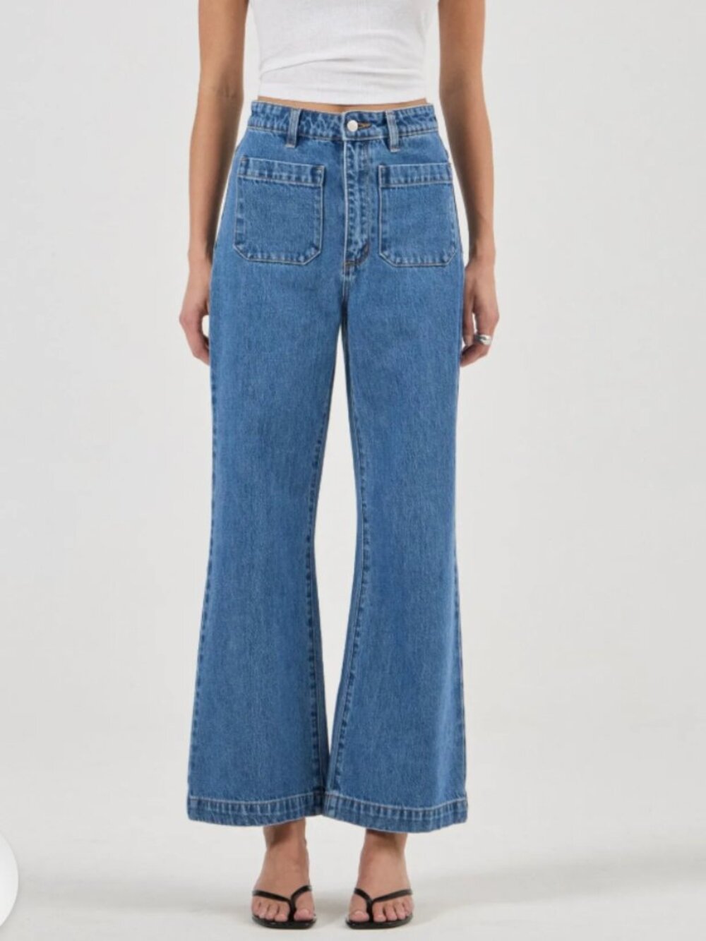 Rolla's high rise wide leg jean